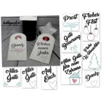 Stickserie - Sprüche & Glückwünsche für Flaschenkleid